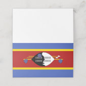 Swaziland-vlag (Buitenkant ongevouwen)