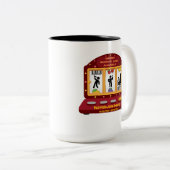 Sweaney Family We Drinken rook en gok koffie Mok (Voorkant rechts)