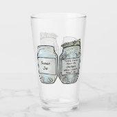 Swear Jar en Chicken Jar Glas (Achterkant)