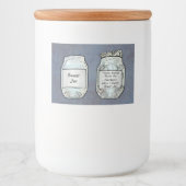 Swear Jar en Chicken Jar Voedselcontainer Etiket (Voorkant)