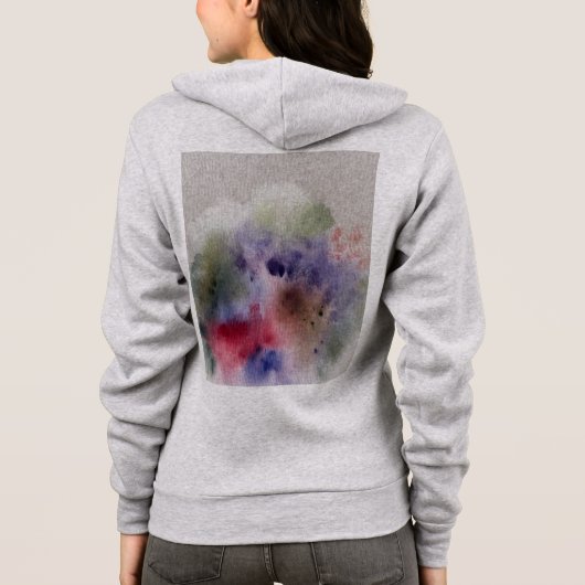 Sweat à capuche à cordon d'art moderne (Dos)