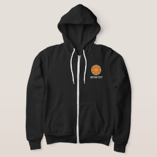 Sweat à capuche à fermeture éclair avec logo de sp