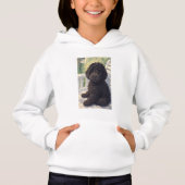 Sweat à capuche Anime Chiot Mignon pour Filles (Devant)