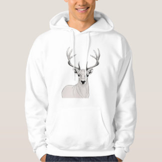 Sweat à capuche au renne