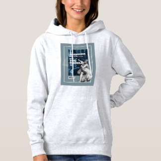 Sweat à capuche avec citation authentique 'Souvien
