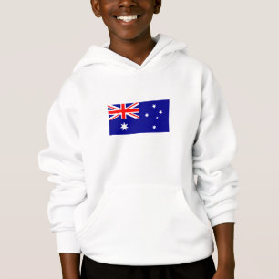 Sweat à capuche avec drapeau australien patriotiqu