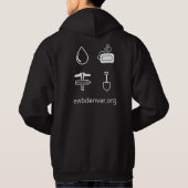Sweat à capuche (avec impression au dos) (Dos)