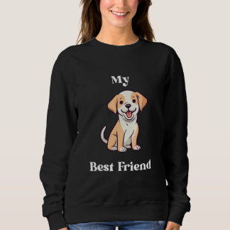 Sweat à capuche avec un message d'amour pour les a