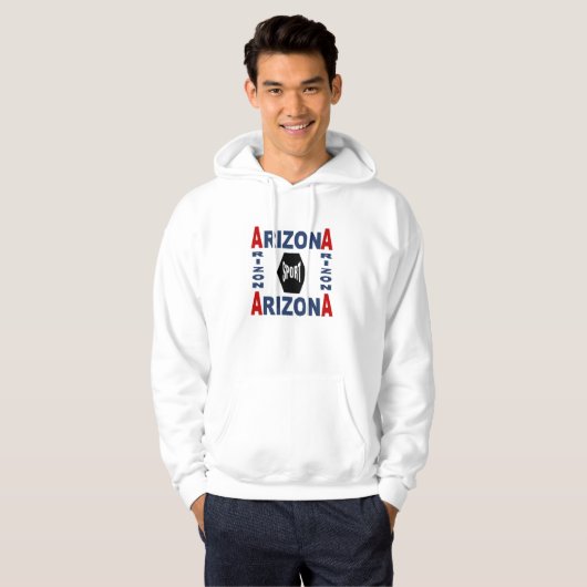SWEAT A CAPUCHE BASIQUE ARIZONA SPORT (Devant entier)