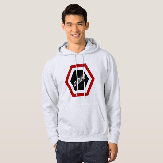 SWEAT A CAPUCHE BASIQUE DESIGN DORTMUND SPORT (Devant entier)