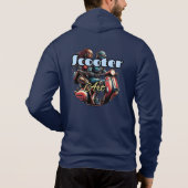 Sweat à capuche Bella+Canvas pour hommes (Dos)