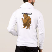 Sweat à capuche Bella+Canvas pour hommes (Dos)