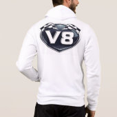 Sweat à capuche Bella+Canvas pour hommes (Dos)