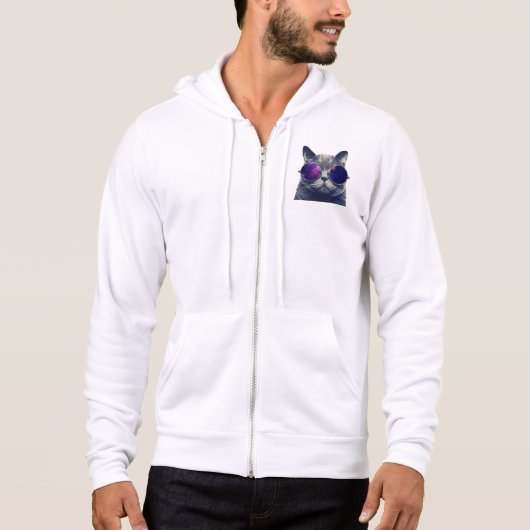 Sweat à capuche Bella+Canvas pour hommes (Devant)