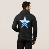 Sweat à capuche Blue Star Commander (Dos entier)