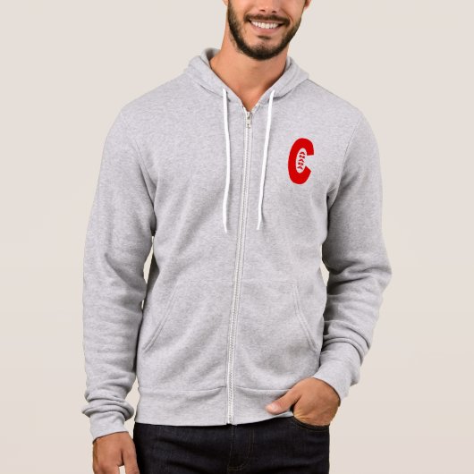 Sweat à capuche bruyère homme DESIGN CANADA (Devant)