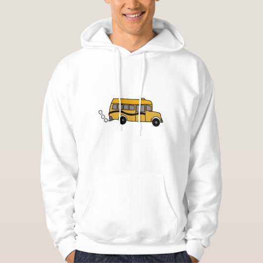 Sweat à capuche Bus Fumant (Devant)