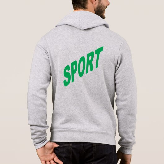 Sweat à capuche Canvas bruyère homme SPORT (Dos)