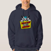 Sweat à capuche chat de dessin animé ludique - Par (Devant)