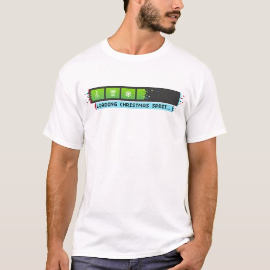 Sweat à capuche « Christmas Loading » – T-shirt dr (Devant)