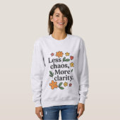 Sweat à capuche citation positive pour femmes – Mo (Devant entier)