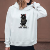 Sweat à capuche Cool Cat – Design drôle de chat de