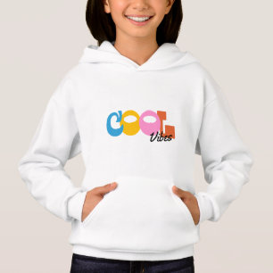 Sweat à capuche Cool Vibes pour filles