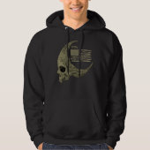 Sweat à capuche crâne drapeau américain 1776 crois (Devant)