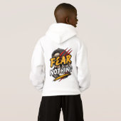 Sweat à capuche crâne Fear Nothing (Dos entier)