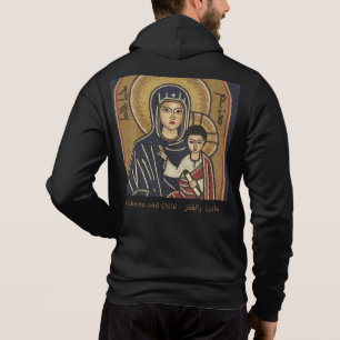 Sweat à capuche croix de l'Église maronite avec Jé