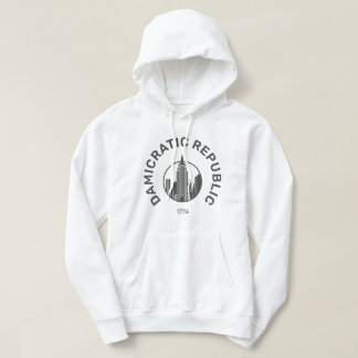 Sweat à capuche damicratique