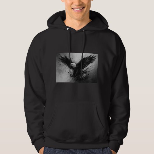 Sweat à capuche Dark Eagle Graphic (Devant)