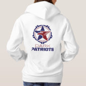 Sweat à capuche Dark Patriots Logo Femmes 3XL (Dos)