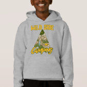 Sweat à capuche de camping en tente de forêt de mo (Devant)
