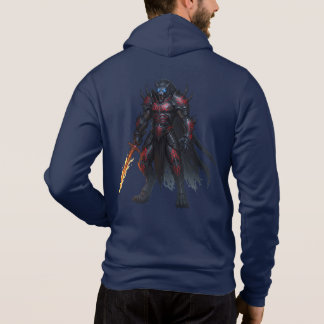 Sweat à capuche de guerrier loup-garou – Art hyper