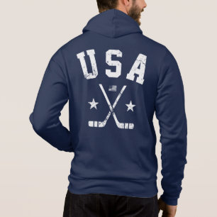 Sweat à capuche de hockey sur glace USA