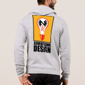 Sweat à capuche de la classe de design publicitair (Dos)