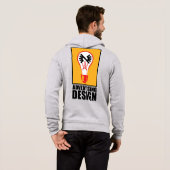 Sweat à capuche de la classe de design publicitair (Dos entier)
