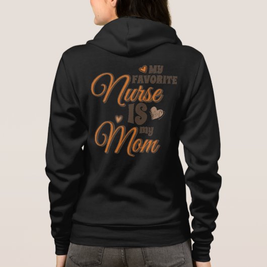 Sweat à capuche de l'infirmière rétro – Style de l (Dos)