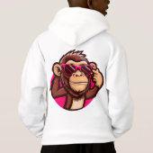 Sweat à capuche de style drôle (Dos)