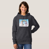 Sweat à capuche design Panda (Devant entier)
