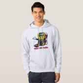 Sweat à capuche dessin animé multimètre Mesure ave (Devant entier)