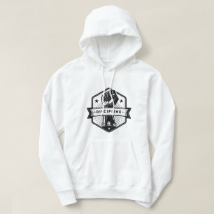 Sweat à capuche Discipline – Typographie Motivatio