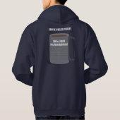 Sweat à capuche drôle de gestionnaire de dispatch (Dos)