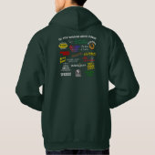 Sweat à capuche du 20e anniversaire des hommes de (Dos)