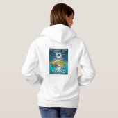 Sweat à capuche éclipse 2026 Islande (Dos entier)