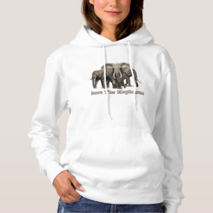 Sweat à capuche Éléphant d'Afrique