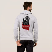 Sweat à capuche entièrement zippe Keeshond Nationa (Dos entier)
