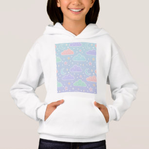 Sweat à capuche esthétique nuage pastel cosy