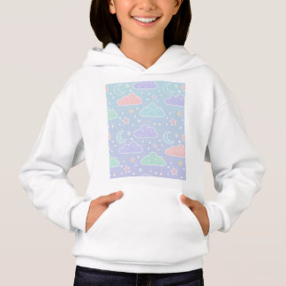Sweat à capuche esthétique nuage pastel cosy